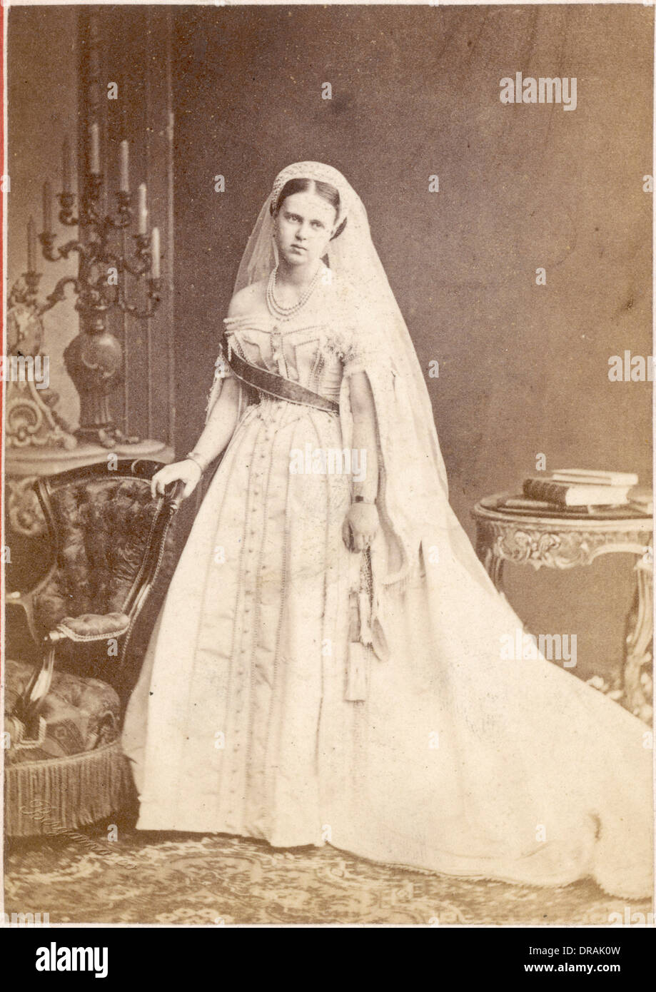 Grand Duchess Maria Alexandrovna of Russia Stock Photo