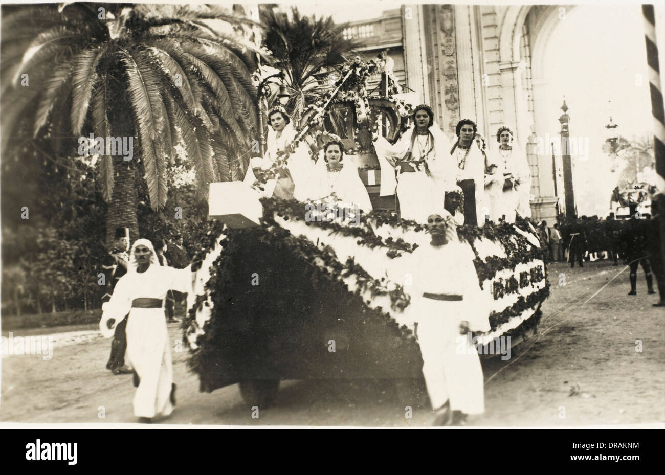 Marriage of Farouk I of Egypt  - Ceremonial Procession Stock Photo