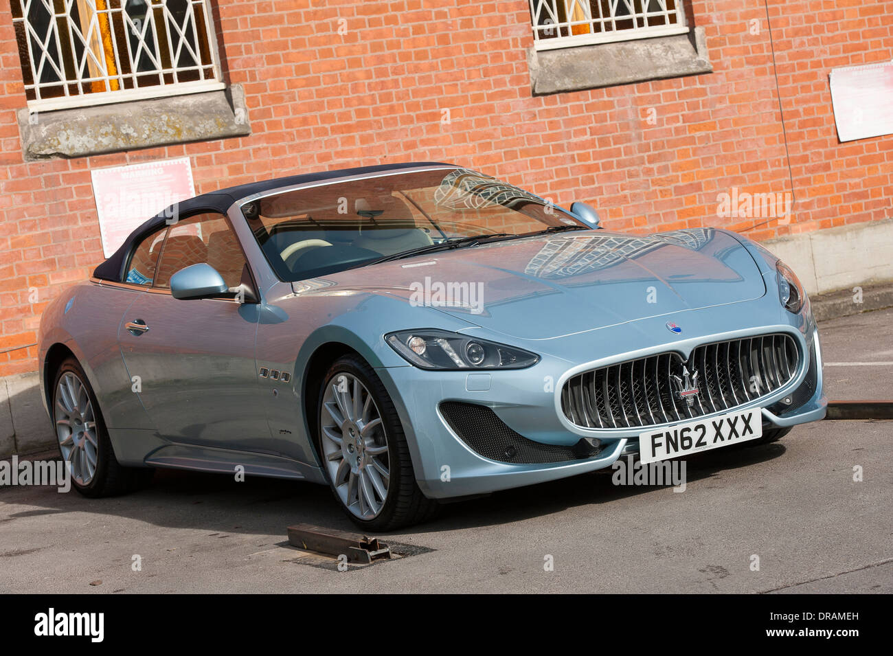 Maserati Grancabrio luxury sports car. Stock Photo