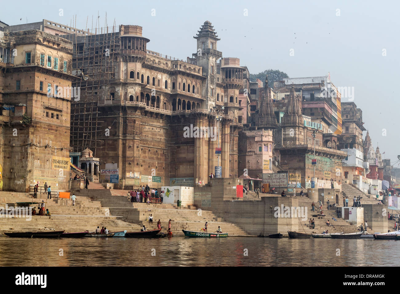 Steps to the Ganges River Stock Photo Alamy