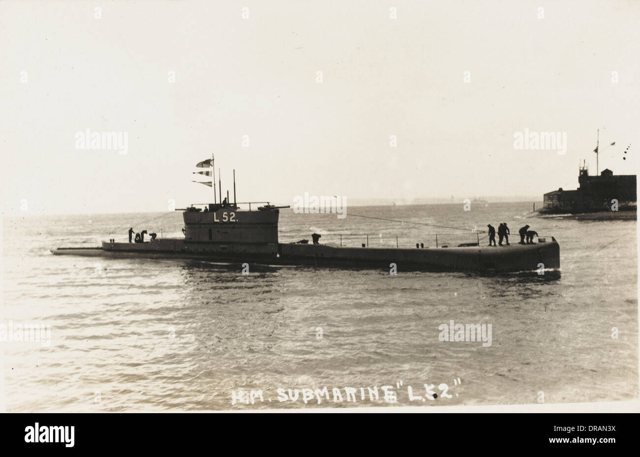 British L52 Submarine Stock Photo