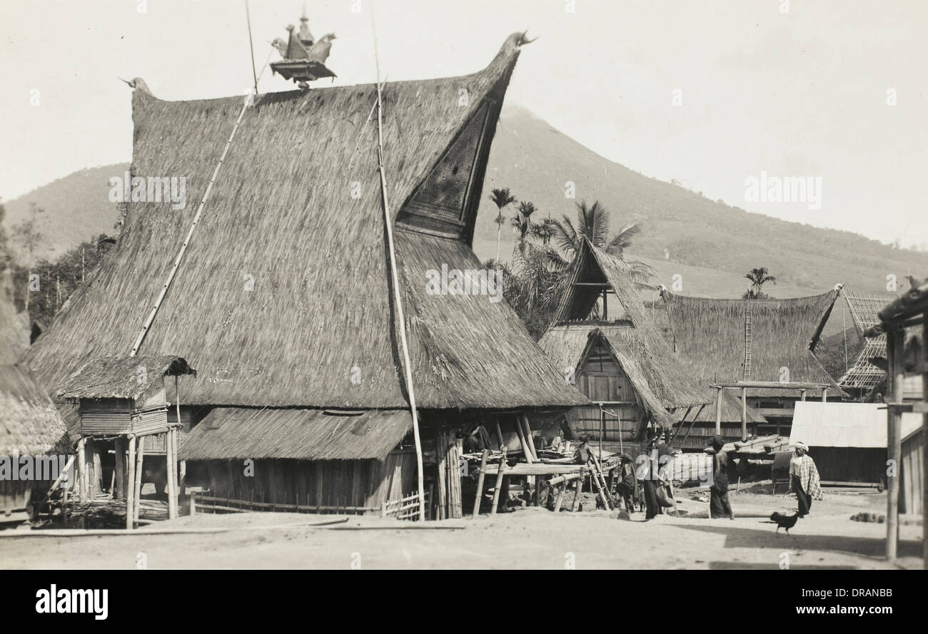 Indonesia - Batak House Stock Photo - Alamy