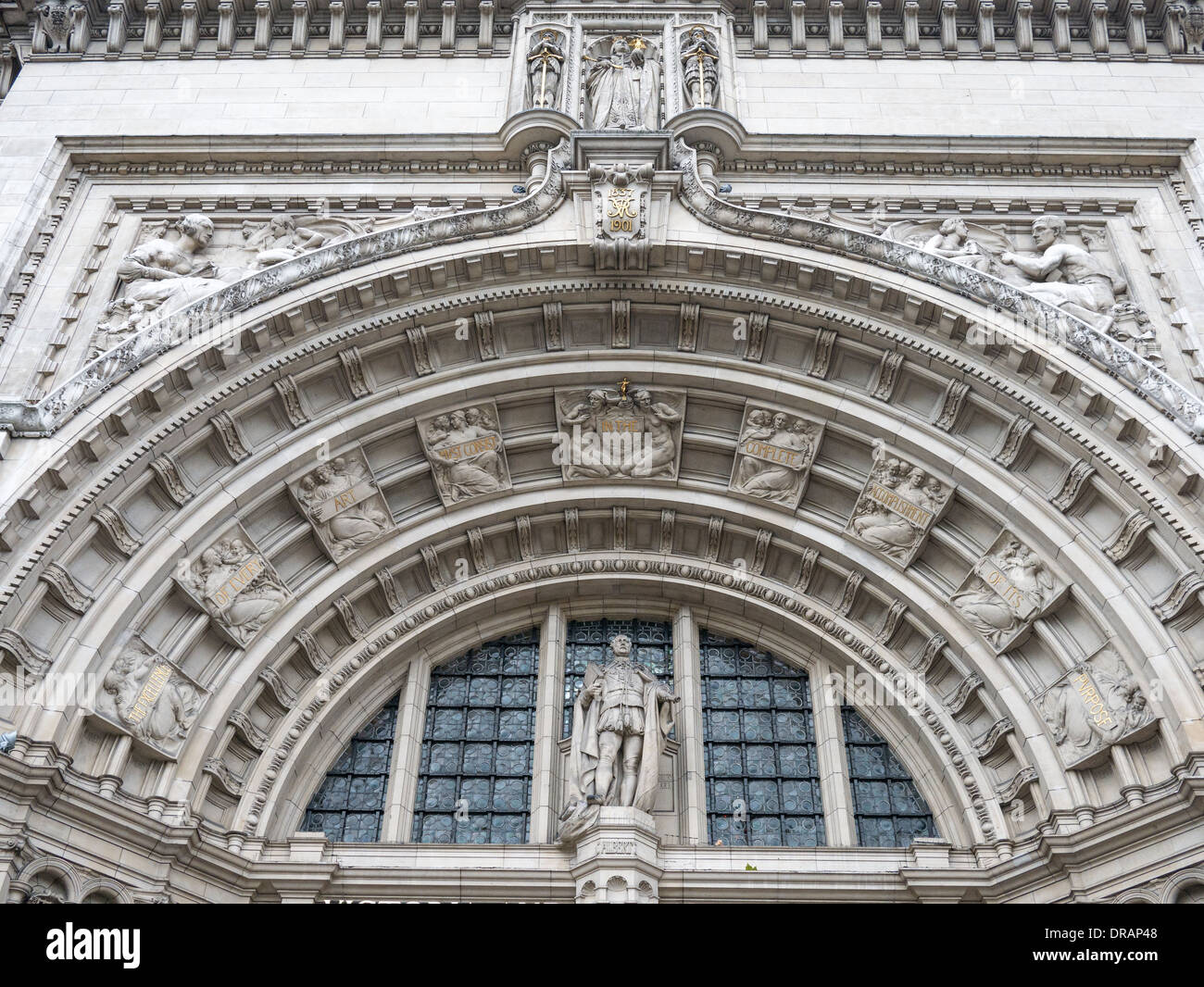 Grand Entrance to the Victoria and Albert Museum aka the V&A at South  Kensington, London Stock Photo - Alamy