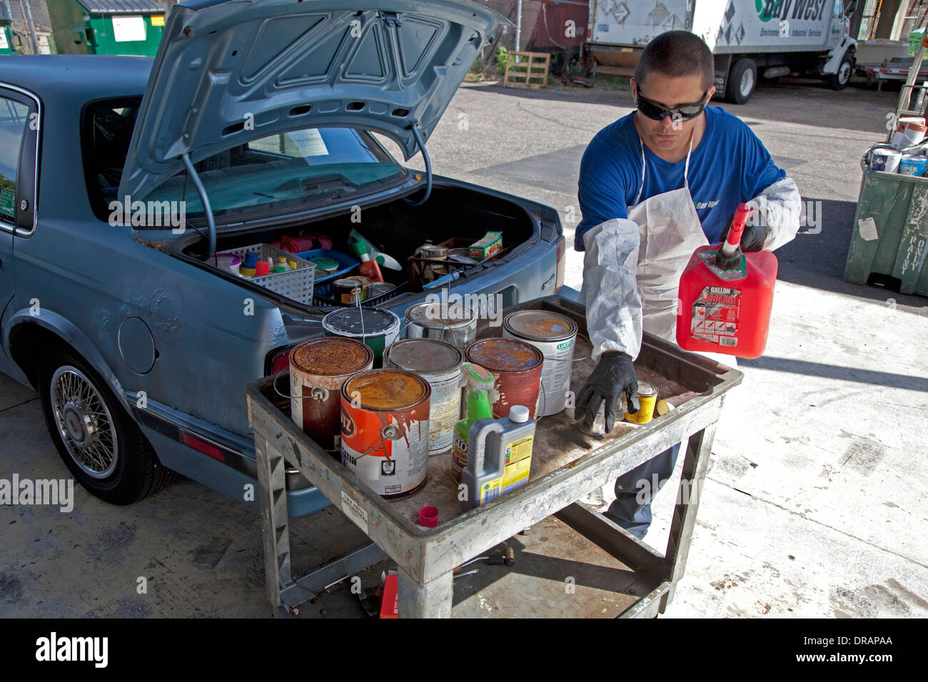 Household hazardous waste hires stock photography and images Alamy