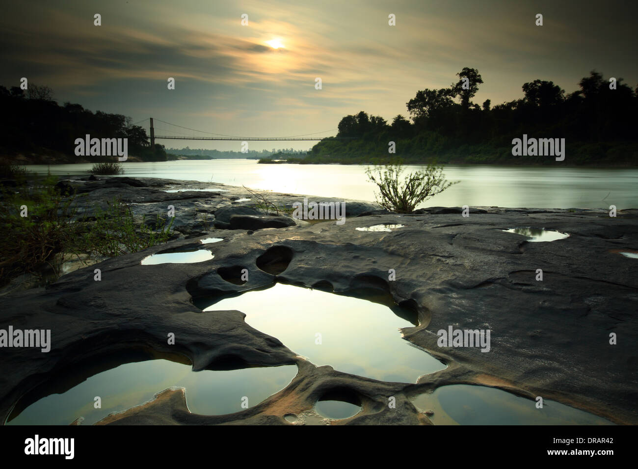 Kaeng Tana National Park, Ubonratchani, Thailand. Stock Photo