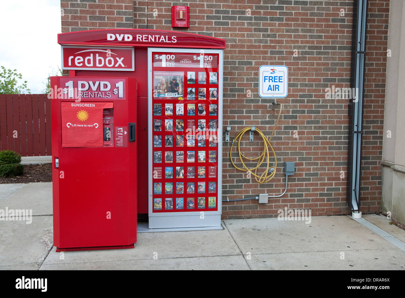 Redbox DVD movie rental vending machine. Alexandria Minnesota MN USA Stock  Photo - Alamy