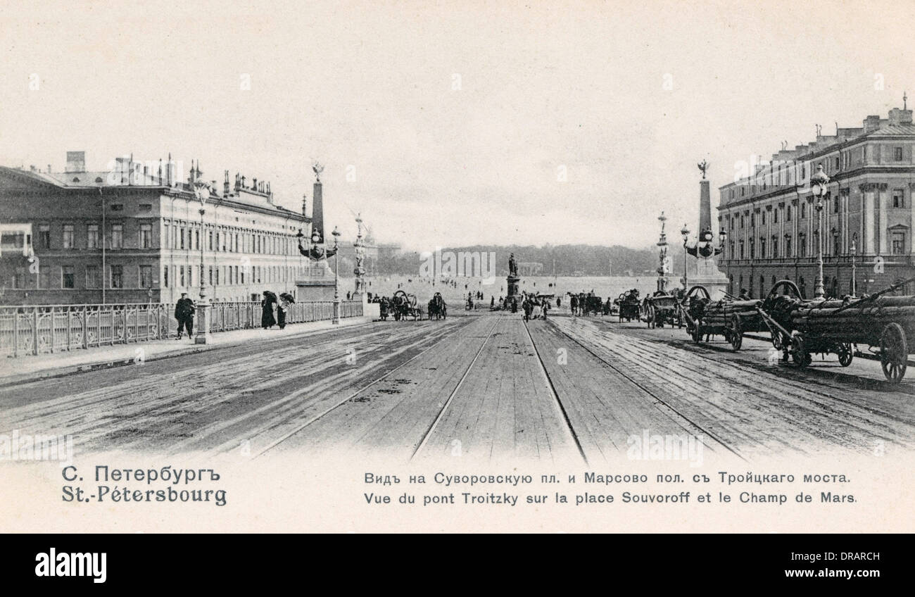 Suvorov Square, St Petersburg, Russia Stock Photo - Alamy