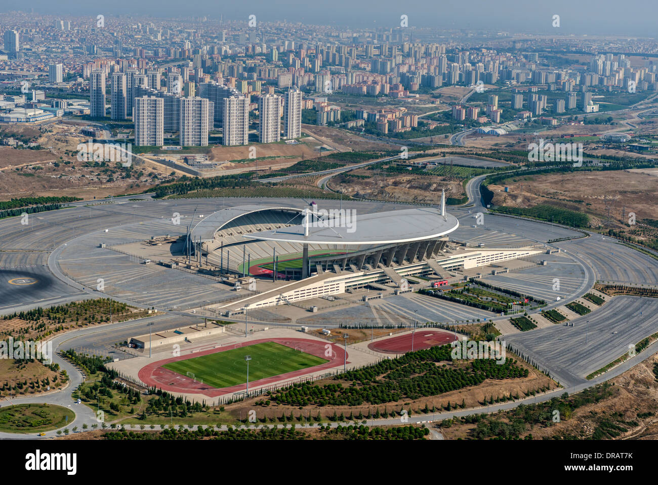 Ataturk Olympic Stadium located in Ikitelli. The stadium ...