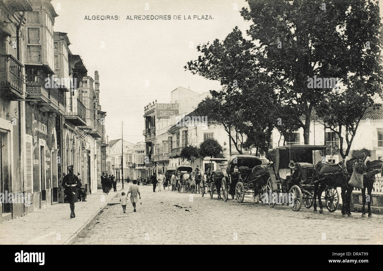 Algeceras, Spain - Street Scene Stock Photo