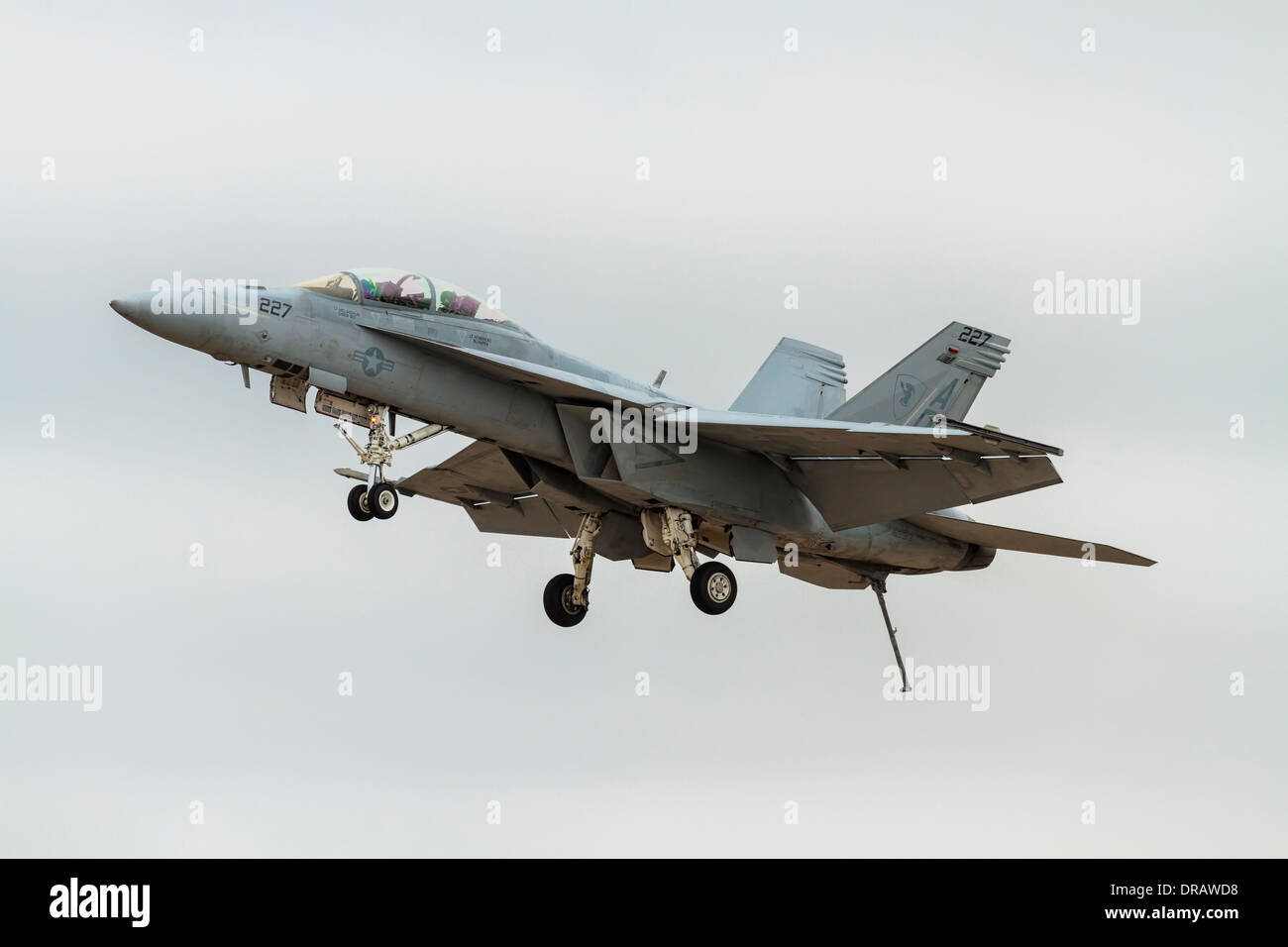 United Sates Navy F/A-18 Super Hornet Stock Photo