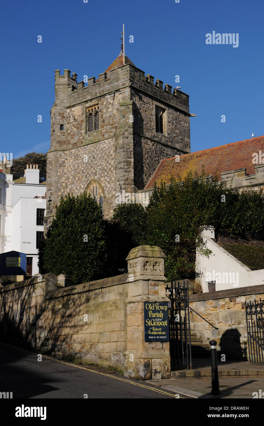 St Clements Church in the Old Town Parish in the English seaside town