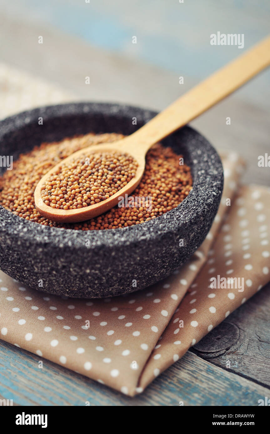 Whole grain mustard seed hi-res stock photography and images - Alamy