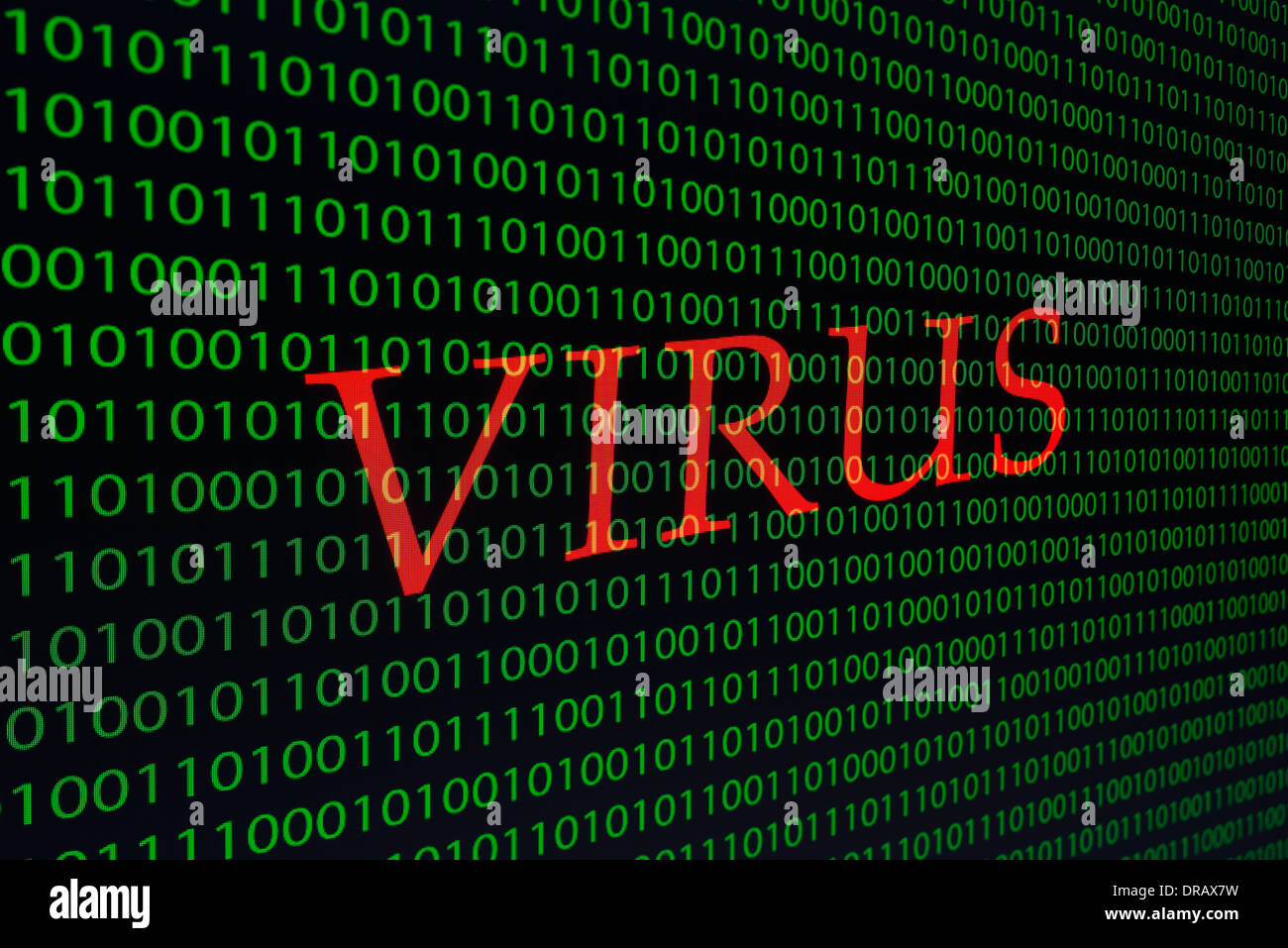 Computer Virus Stock Photo