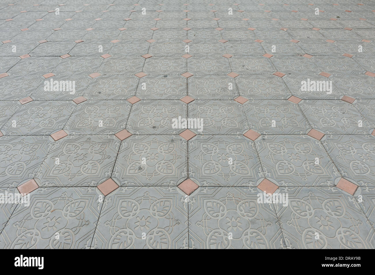 Floor Tiles Of The Old Railway Station Hatachana Between Tel