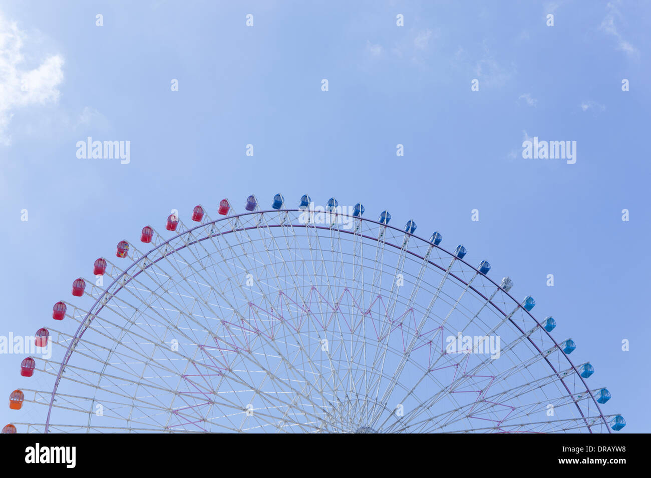 Ferris Wheel and sky Stock Photo