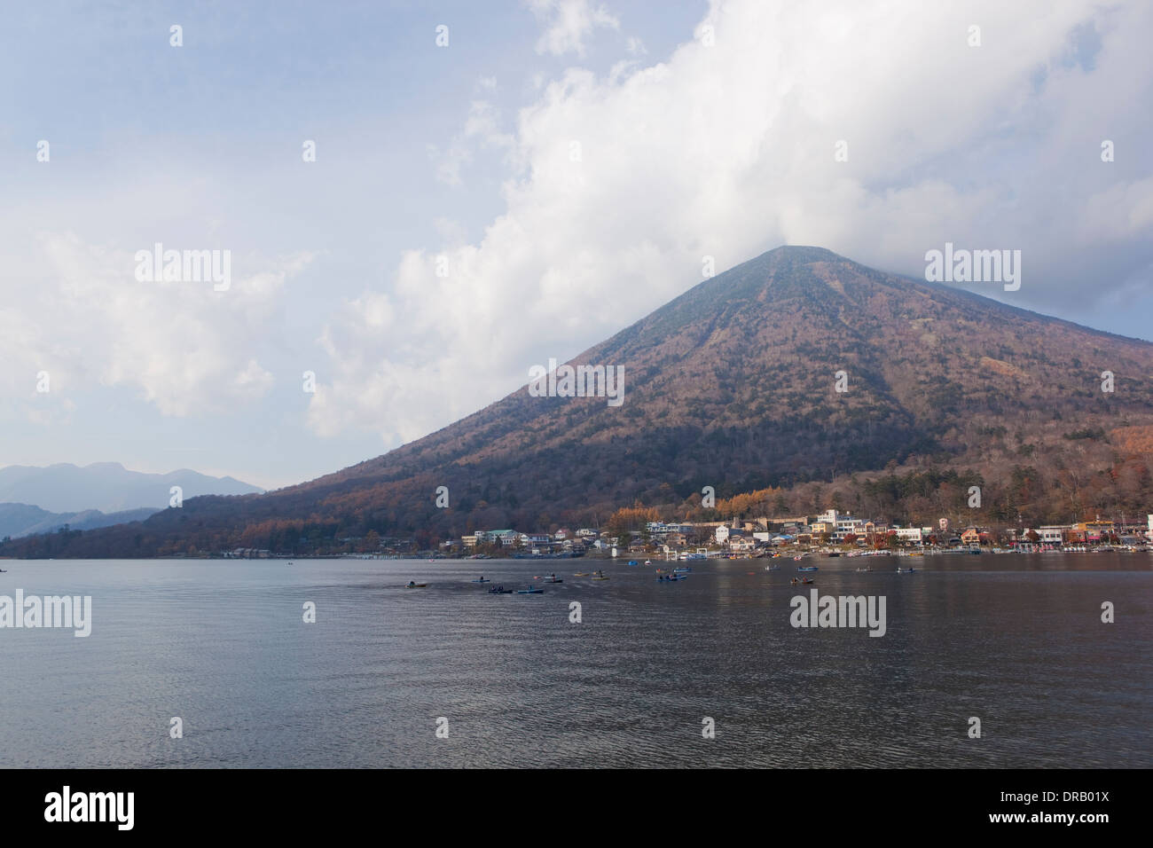 Lake Chuzenji in Nikko, Japan Stock Photo