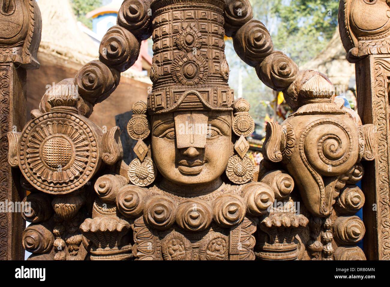 lord venkateshwara in surajkund fair Stock Photo