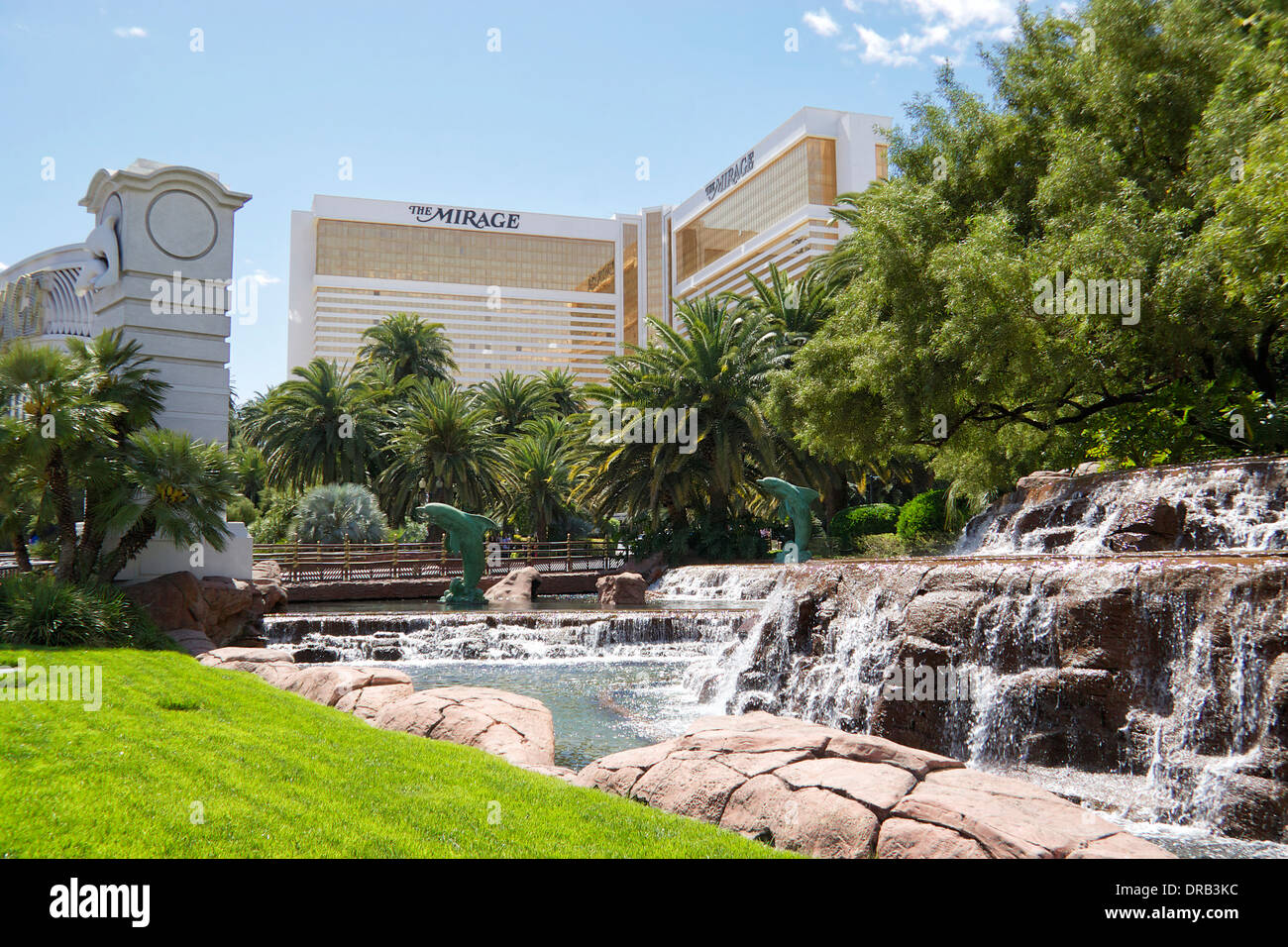 The Mirage Hotel and Casino, Las Vegas Strip, Las Vegas, Nevada, USA Stock Photo