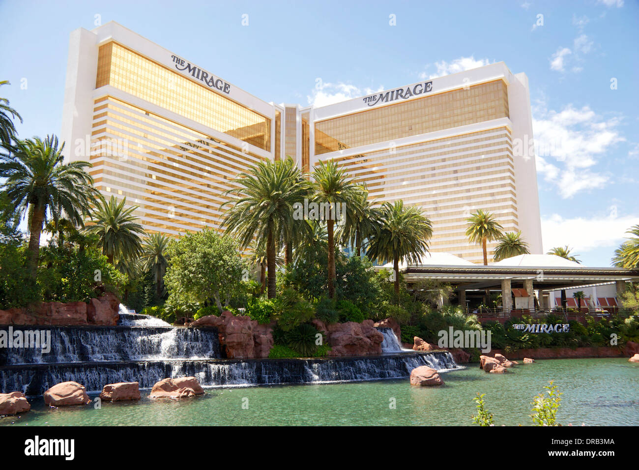 The Mirage hotel and casino, Las Vegas Strip, Las Vegas, Nevada, USA Stock Photo