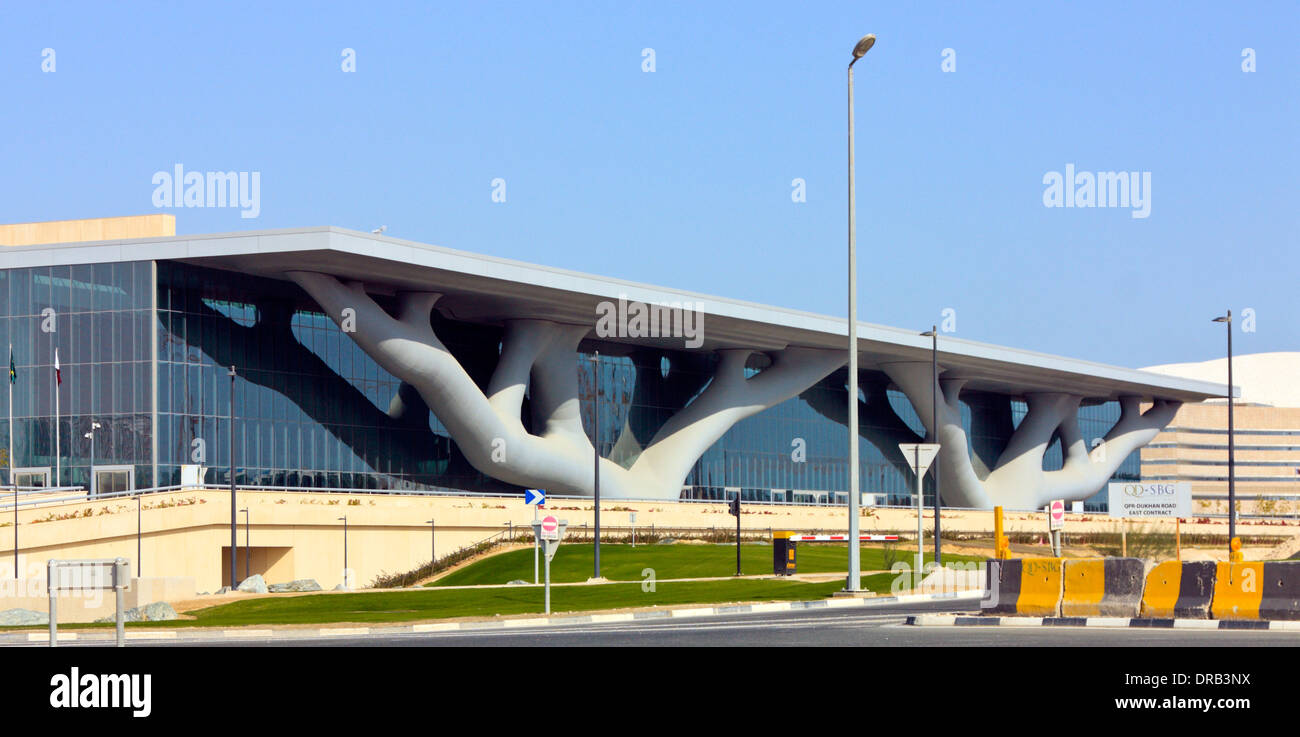 The Qatar National Convention Center, QNCC, in Doha, Qatar Stock Photo