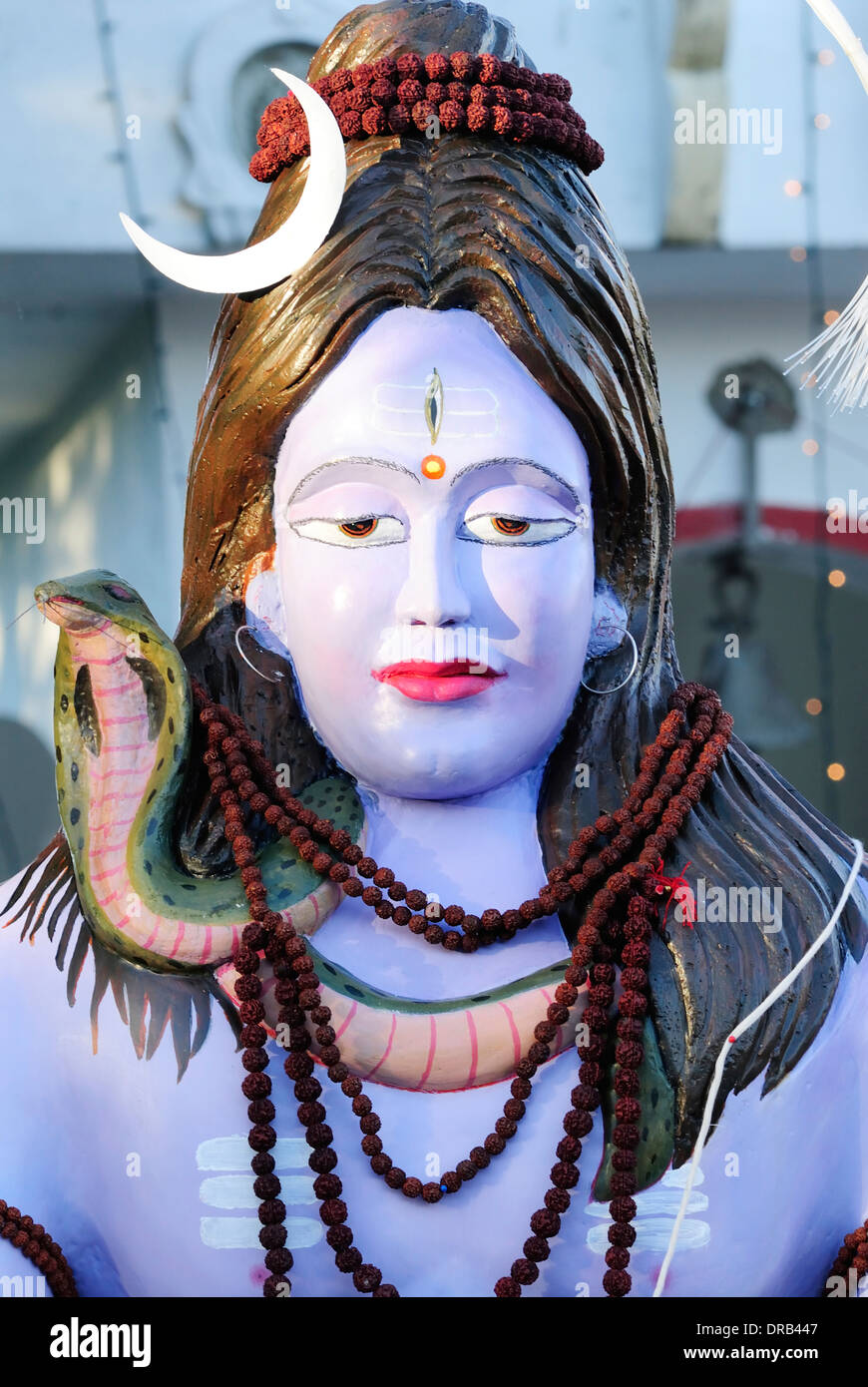 Colorful float at Mahashivratri in Mauritius Stock Photo Alamy