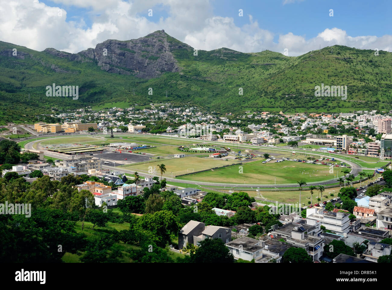 The Champ de Mars Racecourse in Mauritius Stock Photo