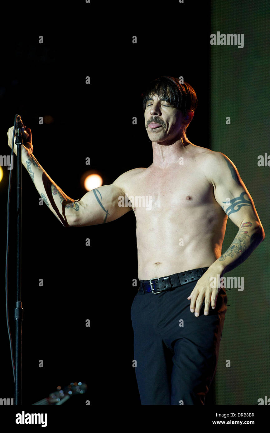 Anthony Kiedis of Red Hot Chili Peppers Rock In Rio Madrid 2012 - Day 4  Madrid, Spain - 07.07.12 Stock Photo - Alamy