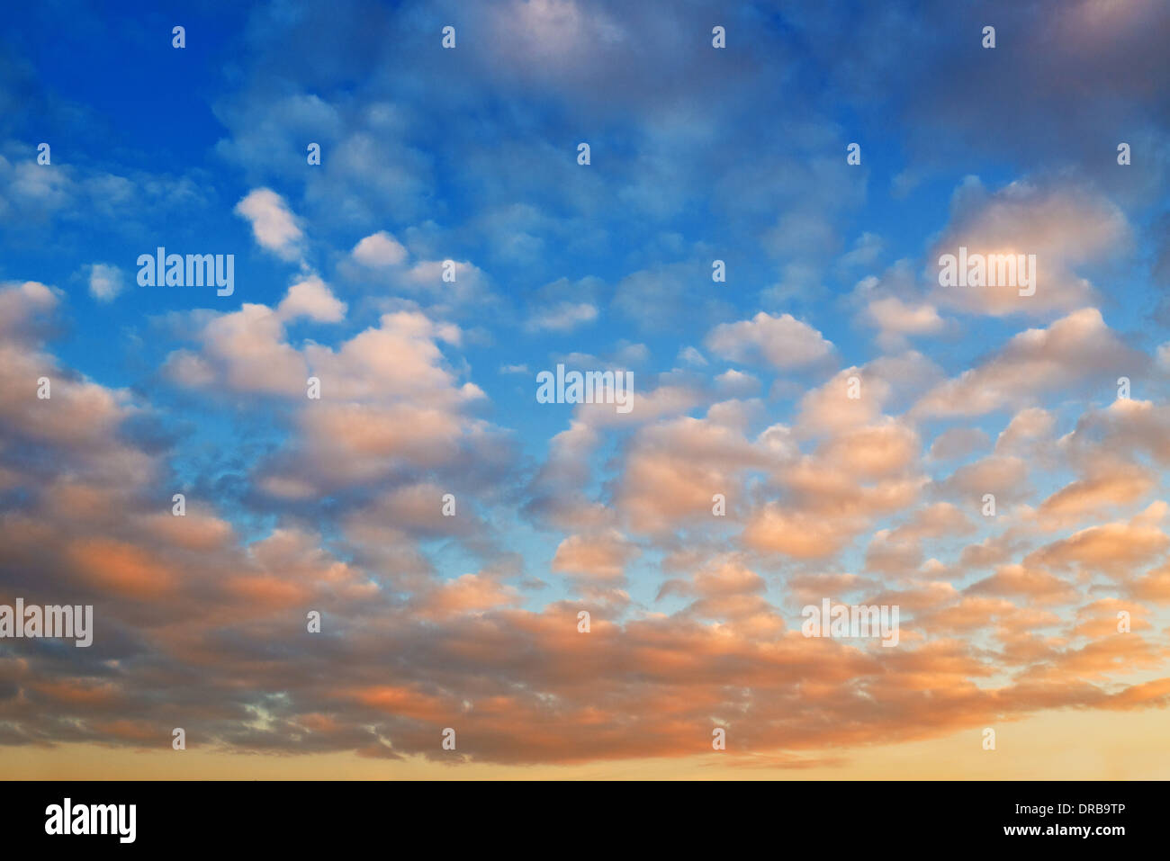 Sky with clouds at sunset hi-res stock photography and images - Alamy