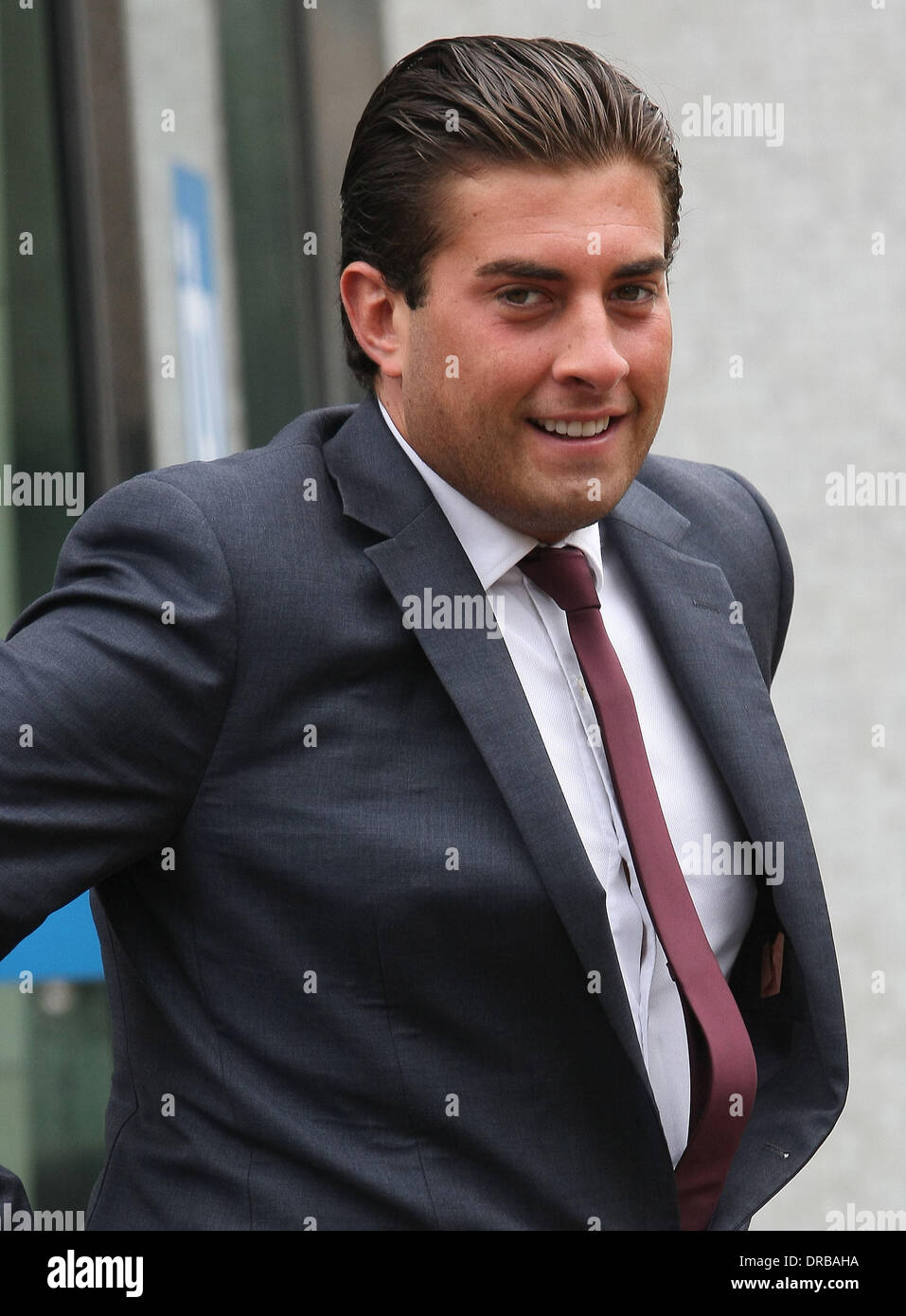 James argent from the only way is essex at the itv studios london