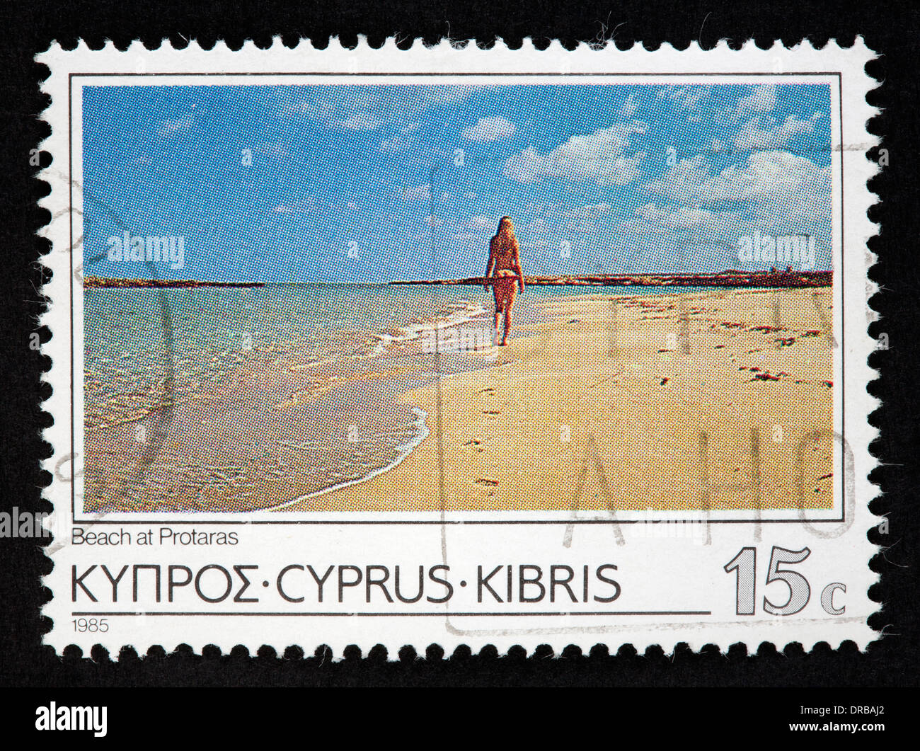 Cypriot postage stamp Stock Photo