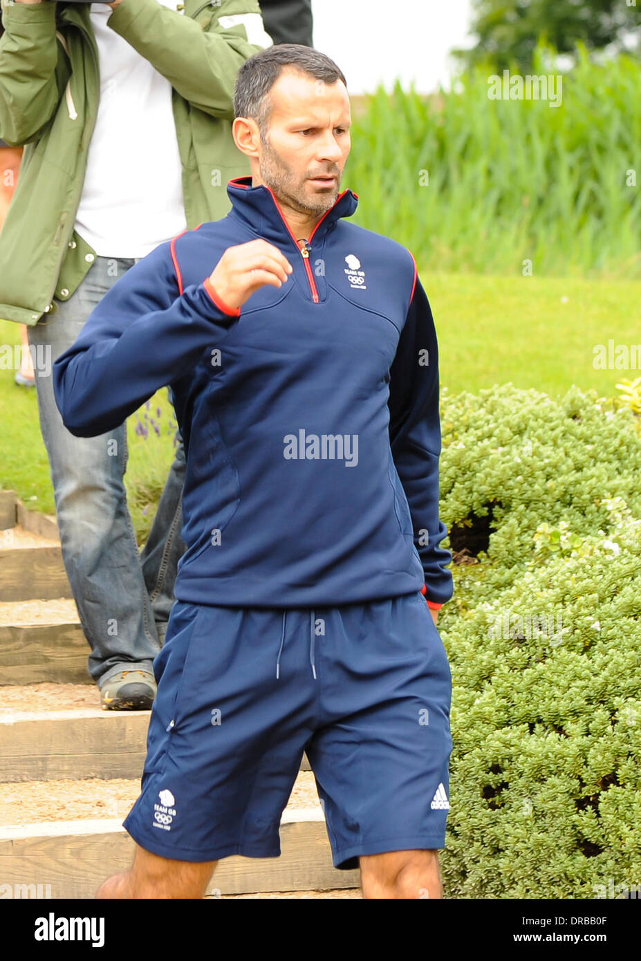 Ryan Champney Ryan Giggs Team GB Olympic football training at the Champneys Spa and ...
