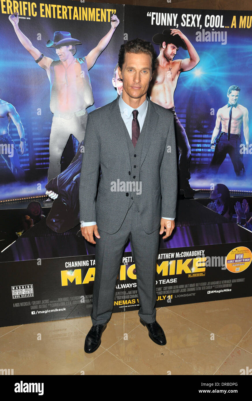 Mathew Magic Mike Matthew McConaughey 'Magic Mike' European Premiere-Mayfair Hotel ...
