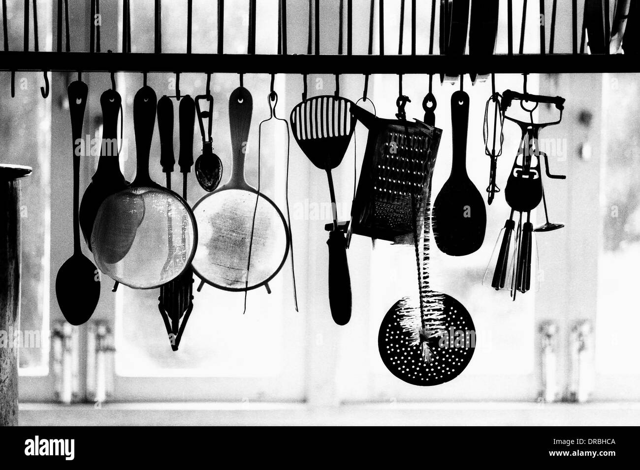Kitchen utensils, Mumbai, Maharashtra, India, 1976 Stock Photo