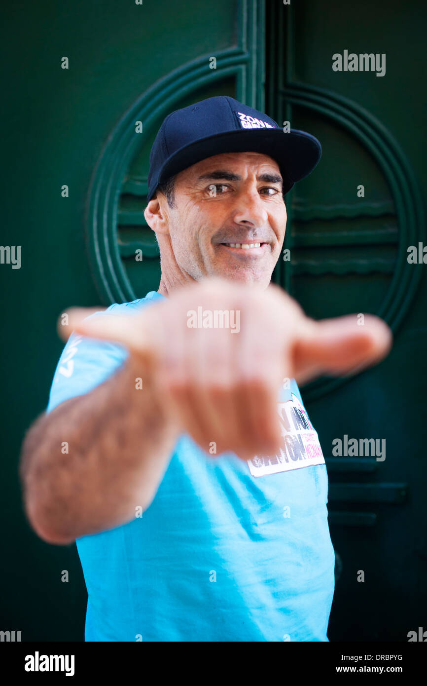 Garrett McNamara, surfer known for breaking the world record for