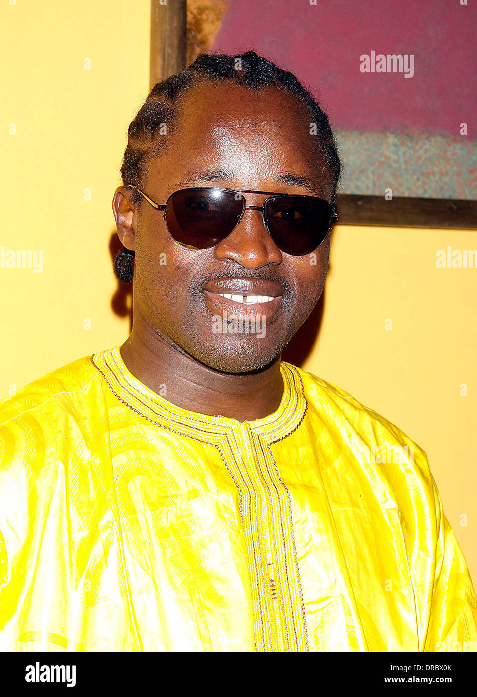 Ismael Kouyate  attending the afterparty for the Broadway return of the musical 'Fela!', held at B. Smith's restaurant New York City, USA - 12.07.12 Stock Photo