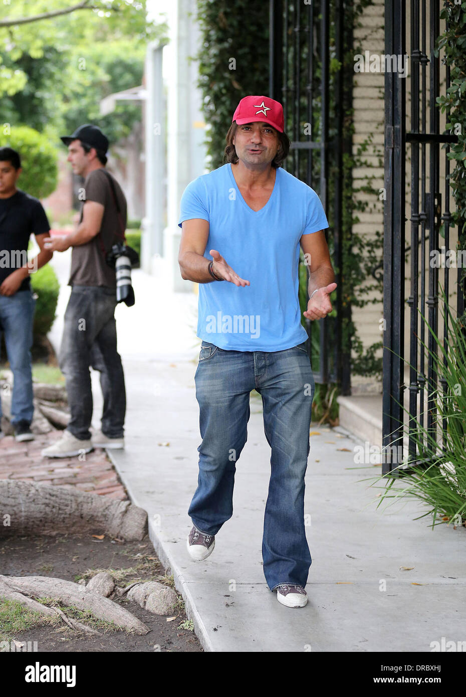 LA based Lebanese paparazzo Fadi Mehdi out and about Los Angeles, California - 12.07.12 Stock Photo