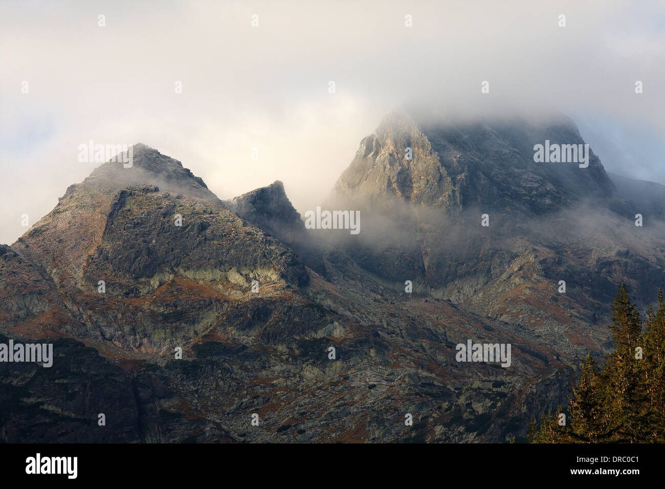 Mountains in clouds Stock Photo - Alamy