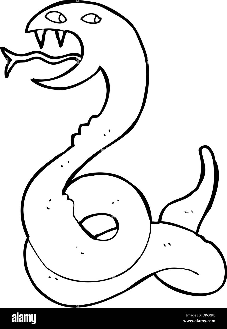 cartoon hissing snake Stock Vector Image & Art - Alamy
