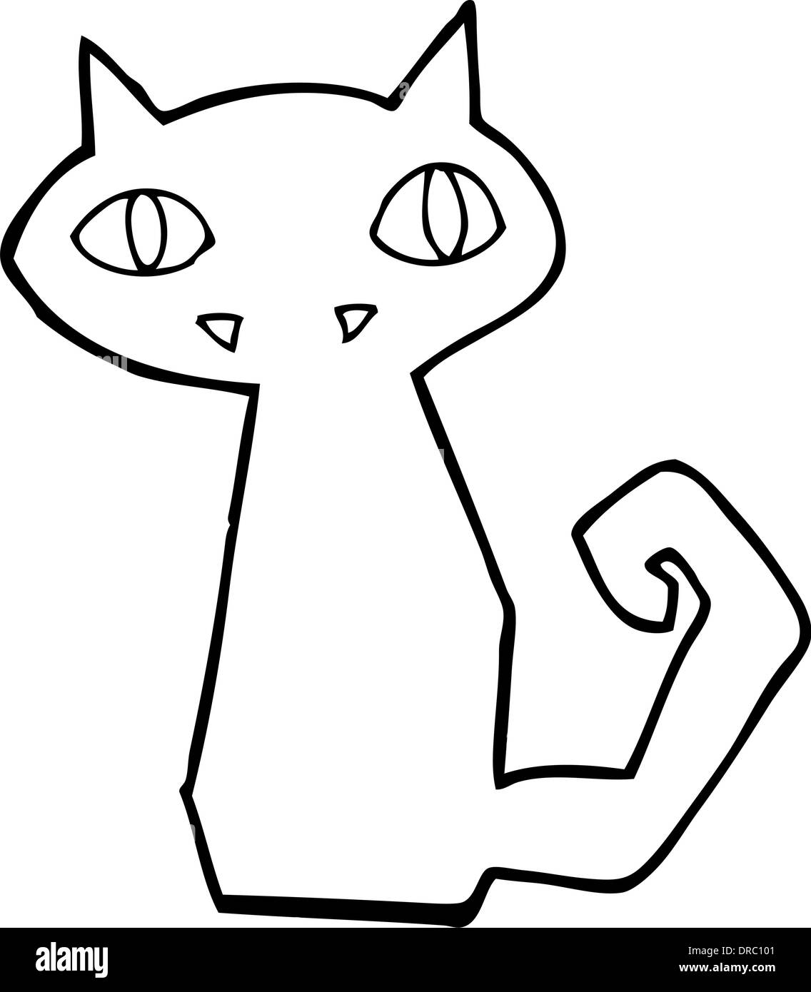 cartoon black cat Stock Vector Image & Art Alamy