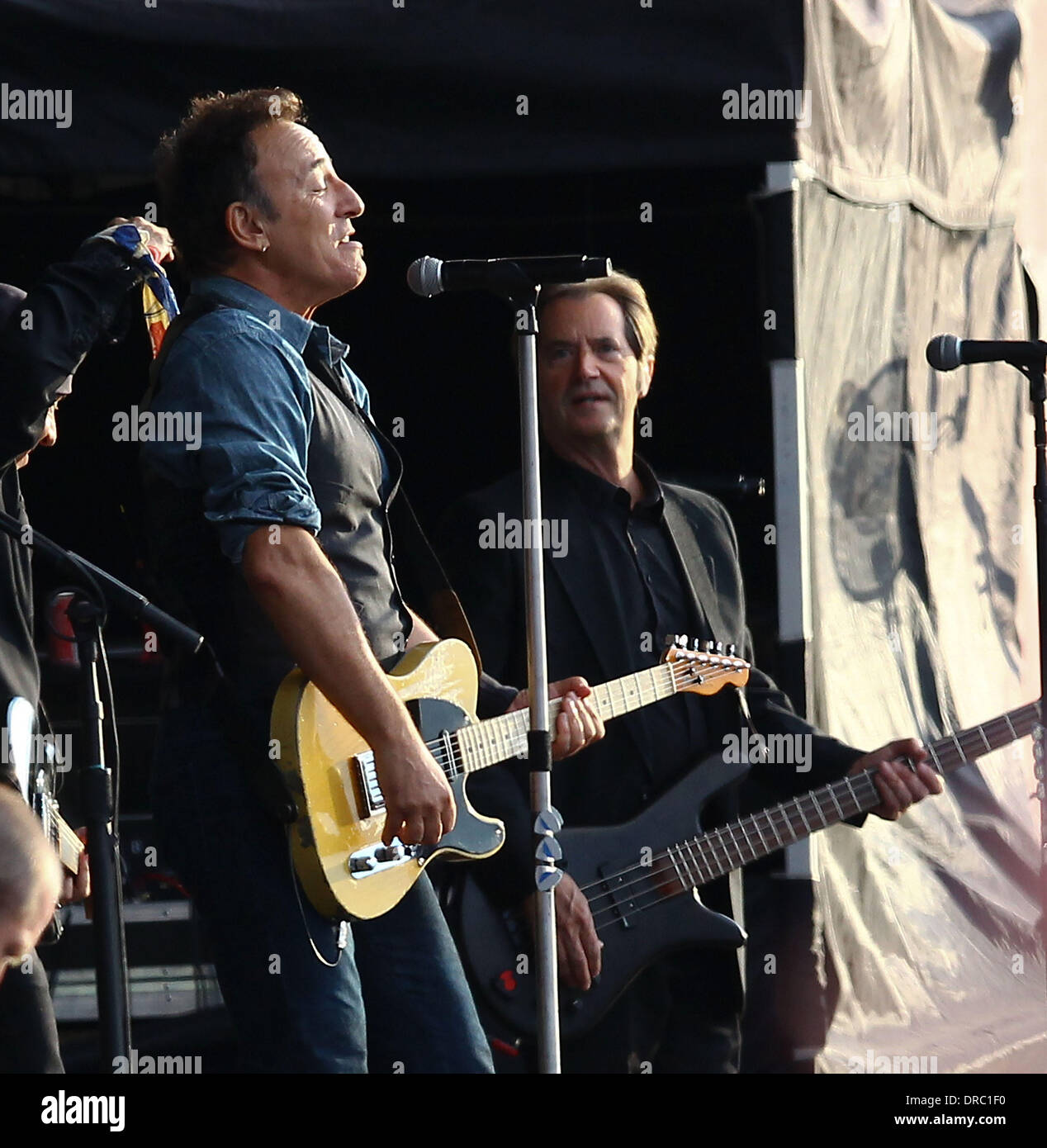 Bruce Springsteen and the E Street Band Hard Rock Calling - Hyde Park - Day 2 London, England - 14.07.12 Stock Photo