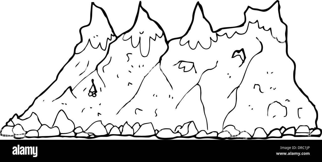 cartoon mountain range Stock Vector Image & Art - Alamy