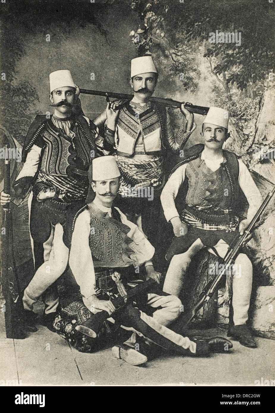 The traditional costume of Albanians from Shkoder Stock Photo Alamy