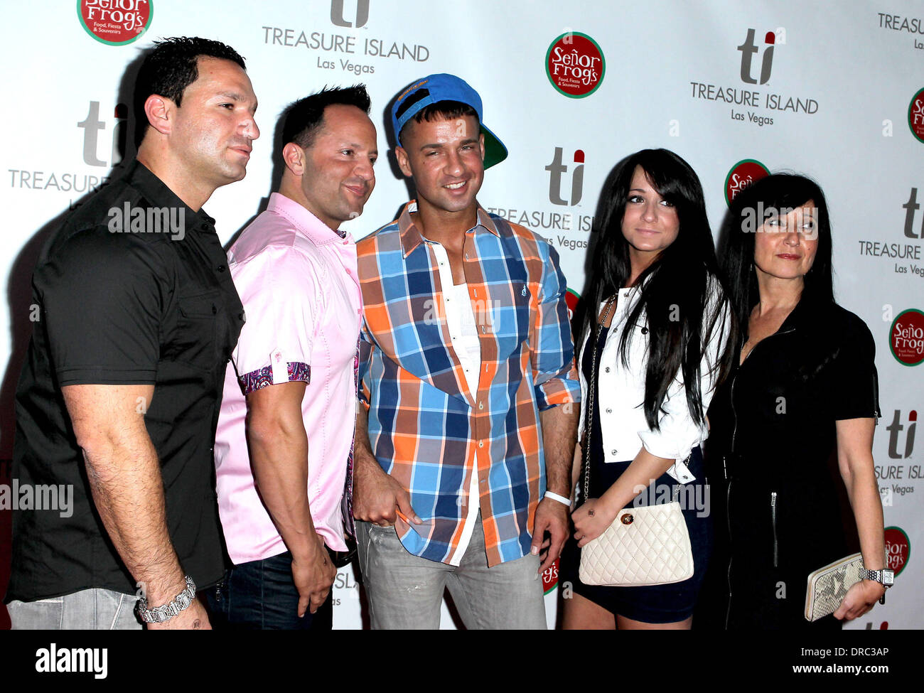 Mike 'The Situation' Sorrentino and his family Mike 'The Situation' Sorrentino celebrates his 30th birthday at Senor Frog's Las Vegas, Nevada - 14.07.12 Stock Photo