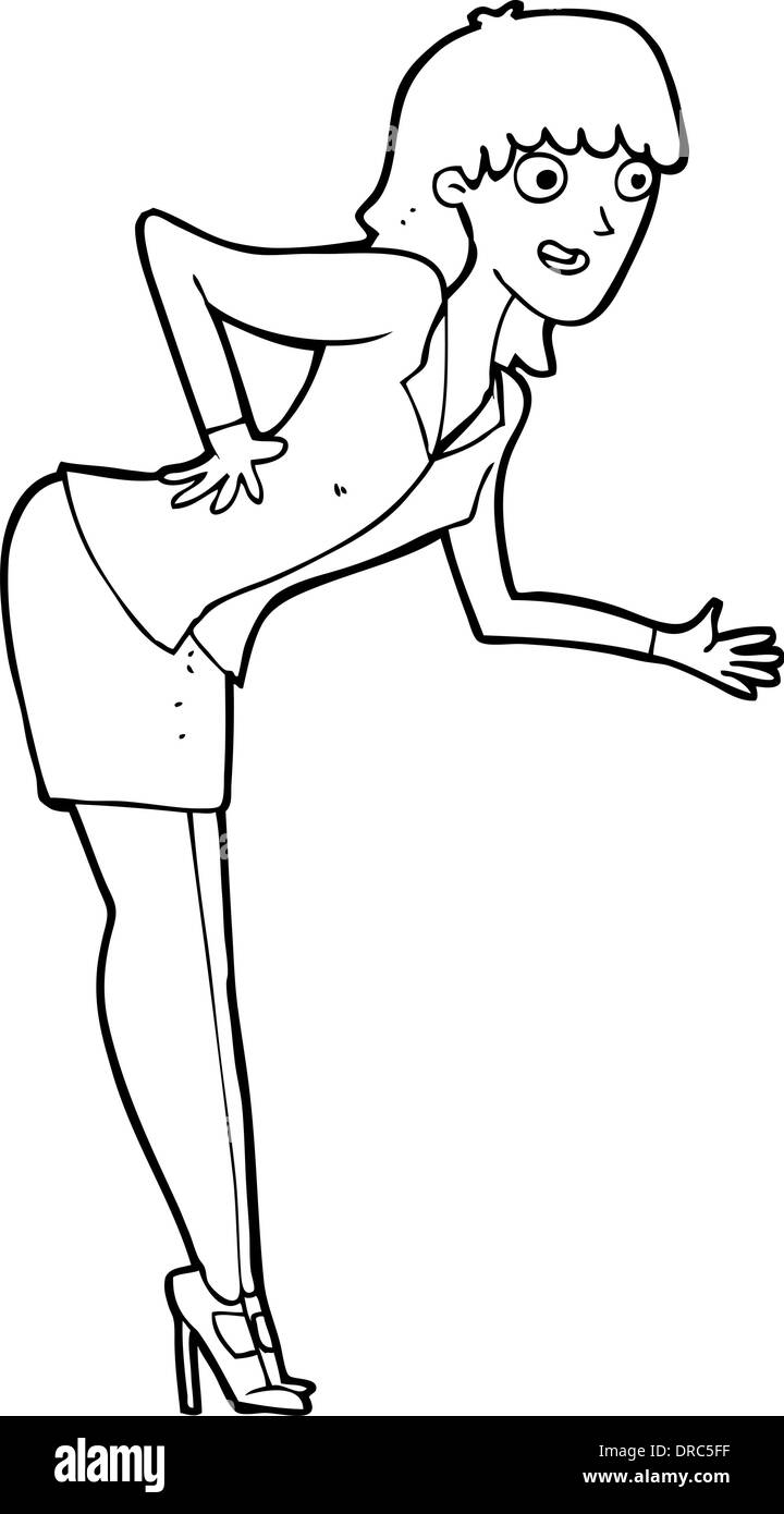 cartoon businesswoman explaining Stock Vector Image & Art - Alamy