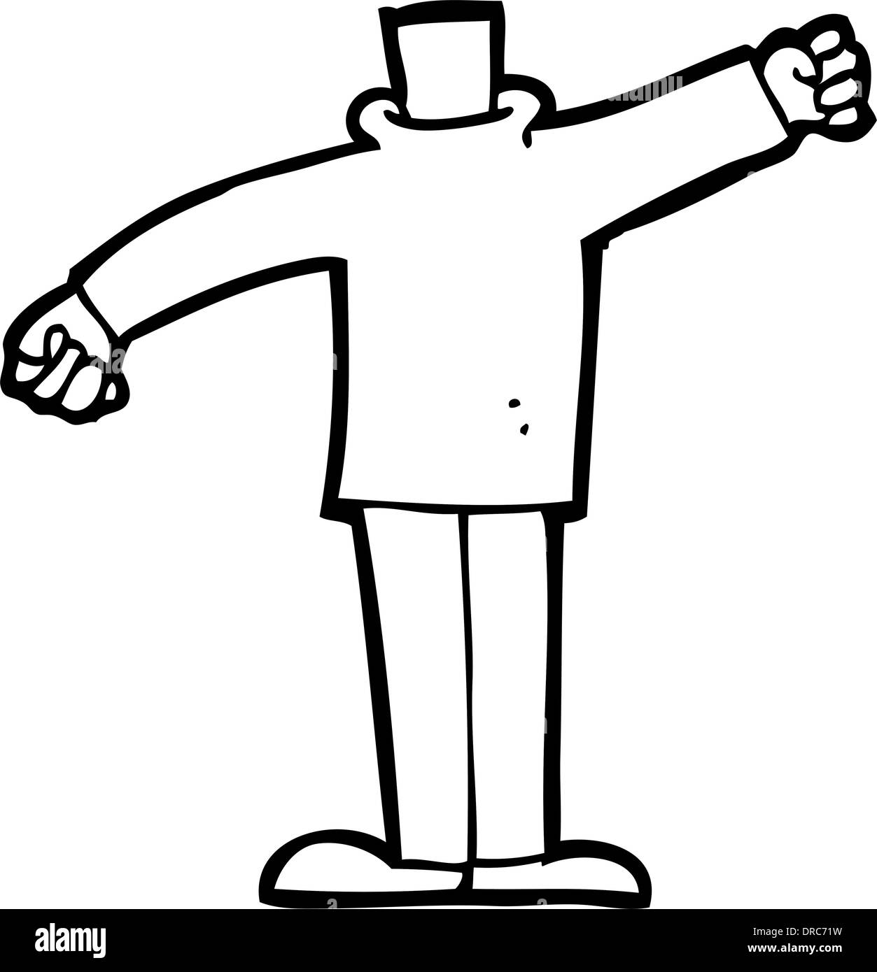 cartoon body waving arms (mix and match cartoons or add own photos