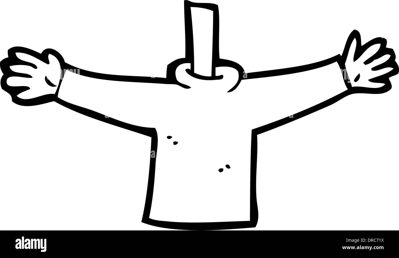 cartoon body waving arms (mix and match cartoons or add own photos