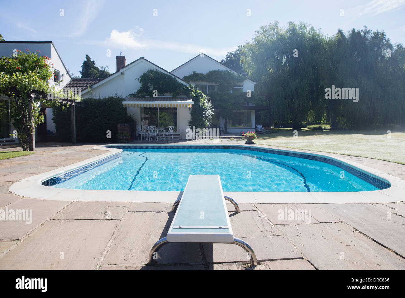 Diving board swimming pool hires stock photography and images Alamy