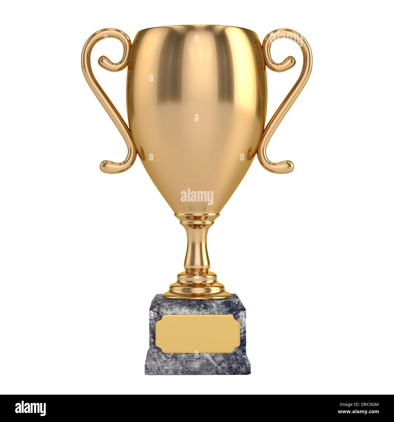 Bronze Cup - Isolated on White Background Stock Photo - Alamy