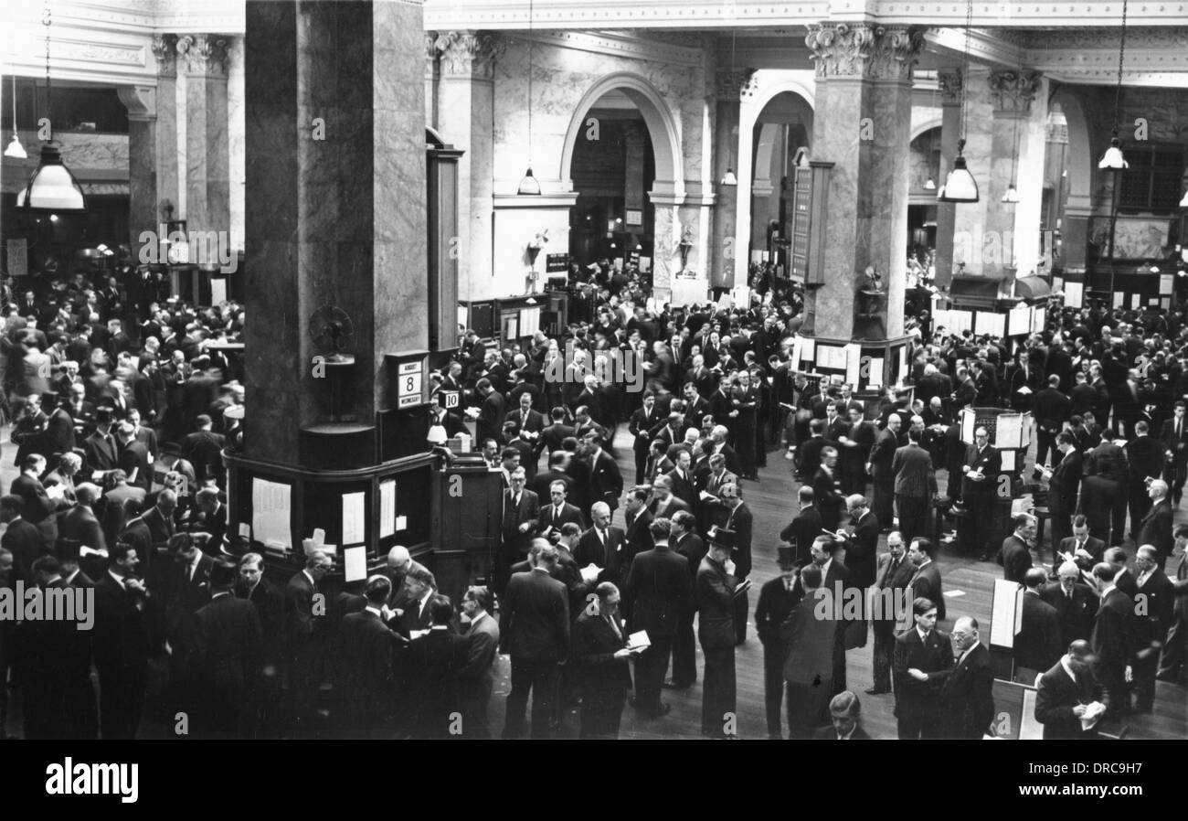 Inside the London Stock Exchange Stock Photo - Alamy