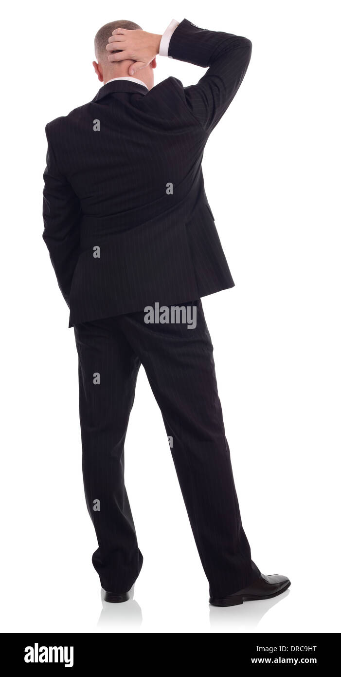 Men viewed from behind Cut Out Stock Images & Pictures - Alamy